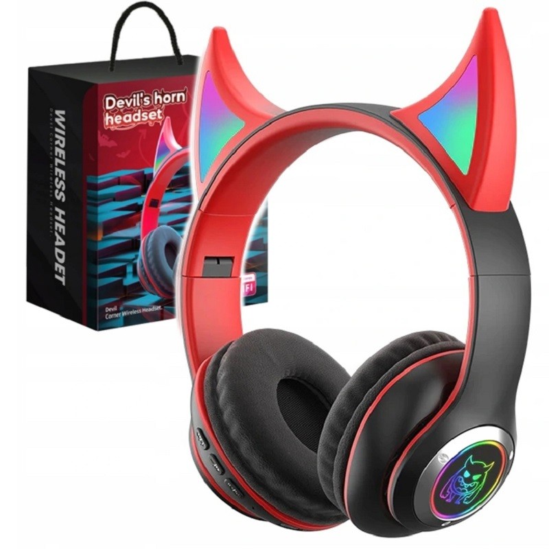 Šviečiančios_katės_ausinės_DEVIL