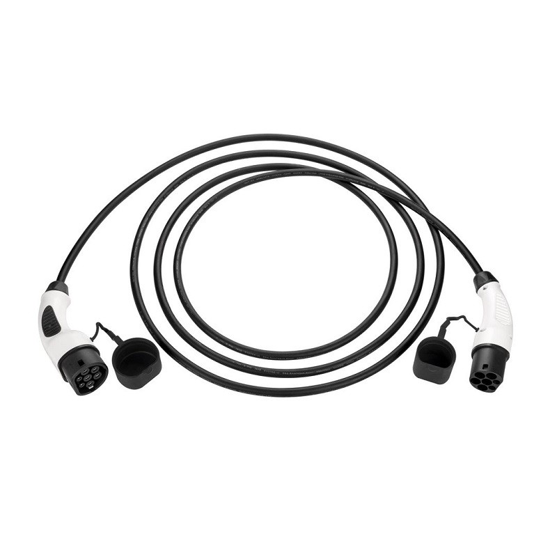 EV Charging Cable Duosida with Plug Type 2 - Type 2, 32A, 7.2kW, 1-fazė, 5m