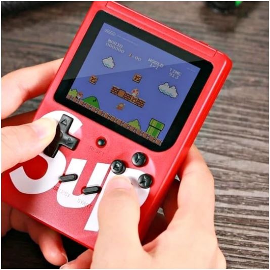 RETRO KLASIKINIS NEŠIOJAMAS ŽAIDIMŲ KOMPIUTERIS - SUP 2