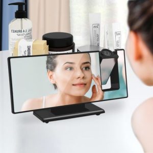 Laikrodis projektorius veidrodis LED 9