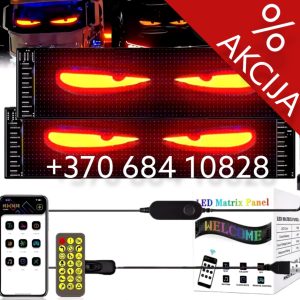 LED VELNIO AKYS švieslentė